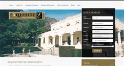 Desktop Screenshot of exquisitehotelconsultants.com